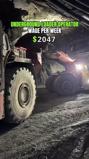 Underground loader operator