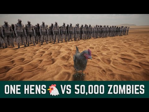 Lone Chicken Fights Zombie Apocalypse – Epic UEBS2 Action! 🐔⚡