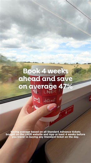 That view + the win of booking ahead. Plan early, ride easy with LNER direct. #LNER | London North Eastern Railway | Facebook