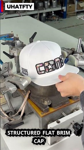 Hat Factory Production Process | Custom Embroidered Caps Manufacturing #customcaps #hatfactory