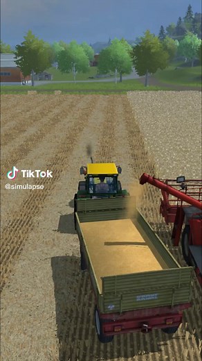 FS 13 Harvest Timelapse with Tractors | Farming Simulator 2013