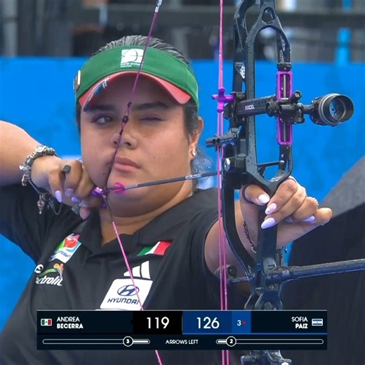 World Archery on Instagram: "HISTORY FOR MEXICO! 🇲🇽🏆 Andrea Becerra is WORLD CHAMPION — the first Mexican woman ever to win a compound world title! 🏹 Watch the champions’ match on archery+ #WorldArchery"