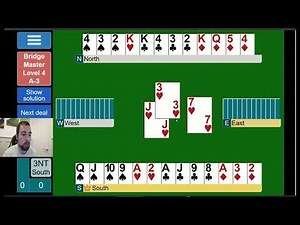 z #2 Bridge Master~ Expert Level Online Challenge ~ 3NT