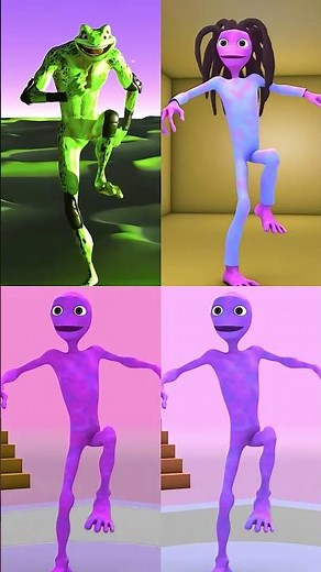 Dame Tu Cosita: Green Alien Dance The Alien Dance The World Ep.62 #dametucositameme​ #shorts
