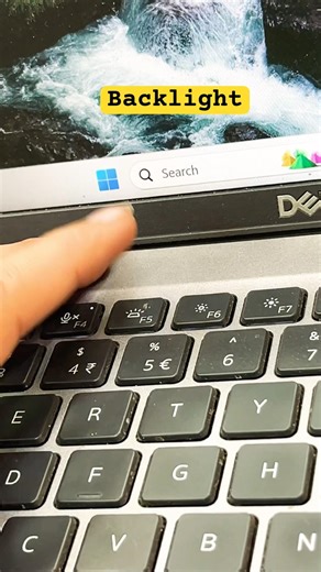 How to on off backlight with dell laptop #sumittechnical #dell #delllaptop #backlight #rgblink