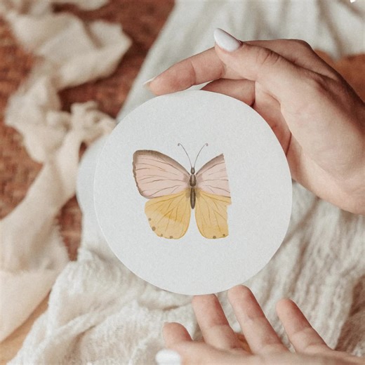 Watercolor Butterflies Clipart, Hand-painted Pastel Insects Illustrations (12 PNG, Digital Download) - Etsy