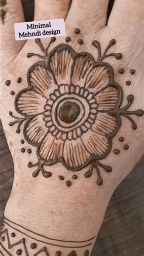 Easy minimal mehndi design #mehndi #henna #mehndidesign #mehandi