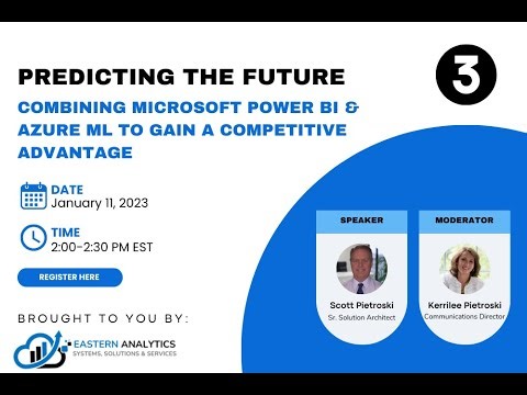 Predicting the Future: Combining Microsoft Power BI & Azure ML to Gain a Competitive Advantage