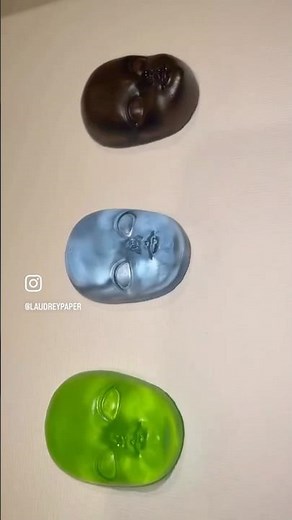 3D Abstract Resin Alien Art | Green Blue Black Alien Babes | Epoxy Resin Artist