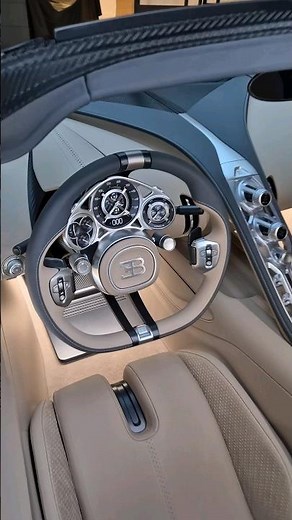 The Bugatti Tourbillon interior, like the finest high-end watch! 👀🔥