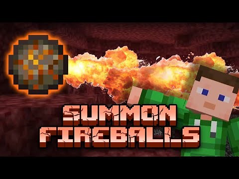 How to Summon Fireballs in Minecraft Bedrock