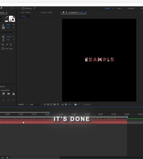 Text Effects Tutorial || AFTER EFFECTS || #tutorial #shorts