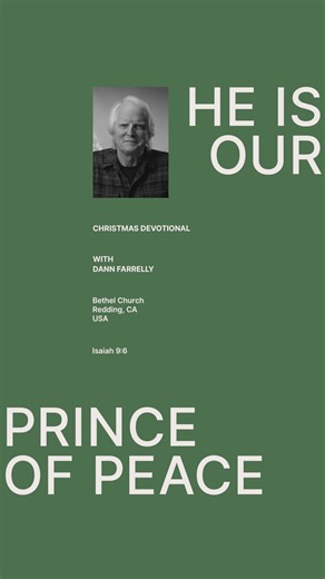 Peace is not a feeling, but a person—Jesus Christ. Through any trial or circumstance, we don’t attain peace by simply ignoring the issue. We come to peace by coming to Jesus, embracing Him and His Word, and in turn, we’re reminded that the reality that He purchased is bigger than the present moment. During this Christmas season, we encourage you to cling to Jesus—in His provision, in His power, in His omnipotence, and in His peace. Set your heart and mind on Him, and allow the fullness of His na