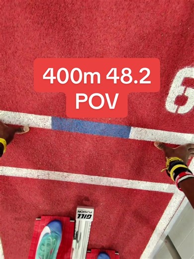 Achieving a Personal Record in Track Prelims