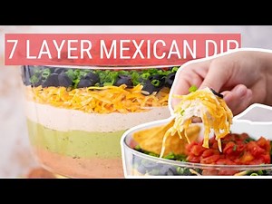 7 Layer Mexican Dip Recipe (No Meat)