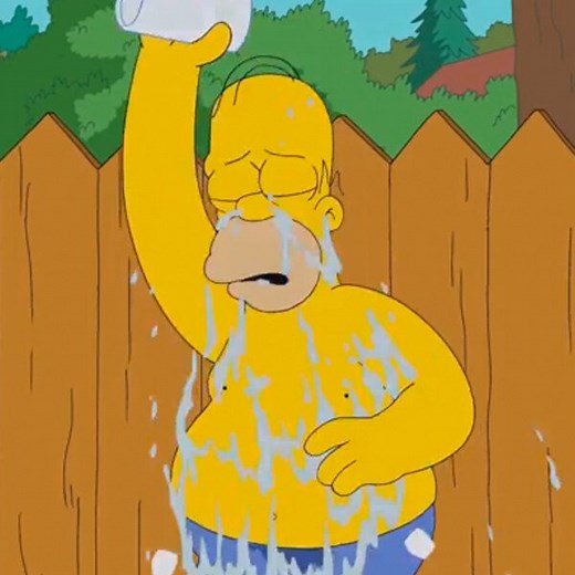 Homer Simpson Does the ALS Ice Bucket Challenge—Watch the Funny Clip