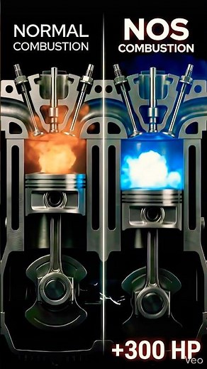 How does nitrous oxide explode engine power?