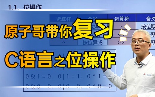 STM32中常用的C语言知识点，原子哥带你复习一下位操作
