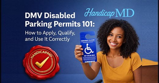 HandicapMD Launches DMV Disabled Parking Permits 101: How to Apply, Qualify, and Use It Correctly