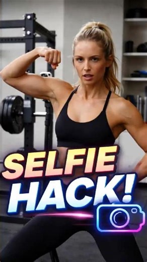 Gym girls need this selfie hack 👀
