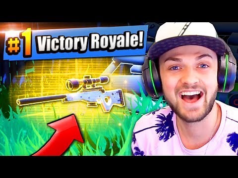 RAREST SNIPER IN THE GAME - #1 FINISH! - Fortnite: Battle Royale