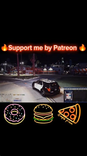 LSDPFR - LAPD NIGHT PATROL, SHOUTOUTS AND CHASES #shorts #shortvideo #gta #lspdfr #police #LAPD