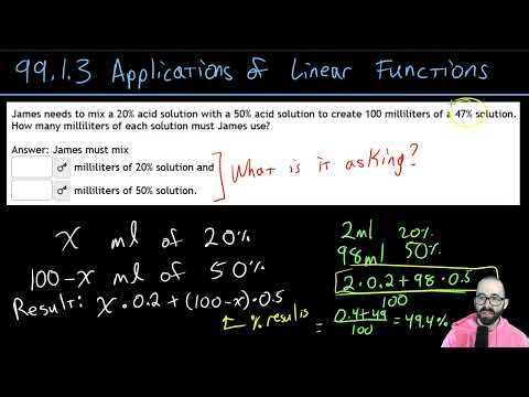 99.1.3 Applications of Linear Functions
