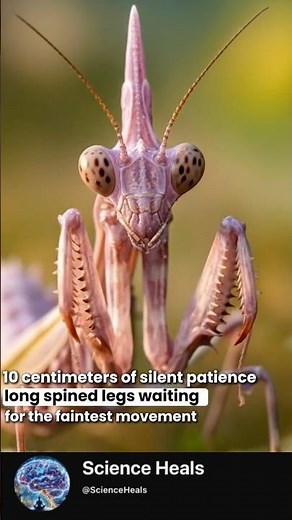 🩷 Meet the Pink Empusa – Nature’s Deadliest Beauty 😱 #shorts #viral