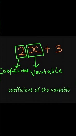 Parts of an Algebraic Expression – Variables, Coefficients & Constants