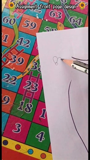 Assignment front page design🌻✨#shortsvideo #lovesong #designpaper#subscribemychannel