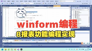 【2025】winform c# 编程 8报表功能编程实现讲解 适合小白学习 的项目