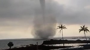Waterspout causes damage on Venezuelan island