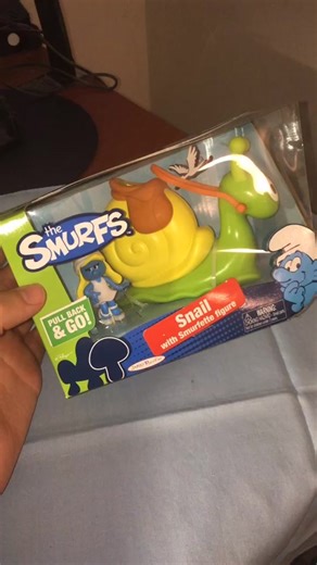 Smurfs Smurfette Snail Toy