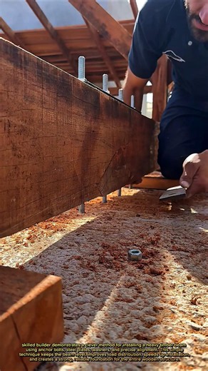 The Smartest Timber Beam Installation Trick You'll See Today!