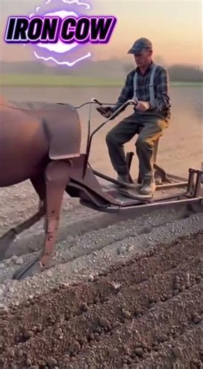 Cow Machine | DIY Farming #diy#farmingmachine#cowmachine#ironcow