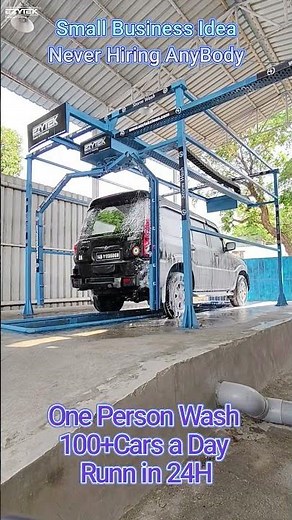 High Speed Robotic Car Wash 🤖 Automatic Arm Technology | www.ezytekclean.com | M: +91-9821491403