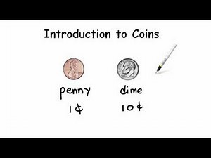 AdaptedMind Math - Intro to Coins Lesson