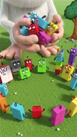 Giant Booba eats NumberBlocks Sora AI #booba #animation #incrediblebecominguncanny
