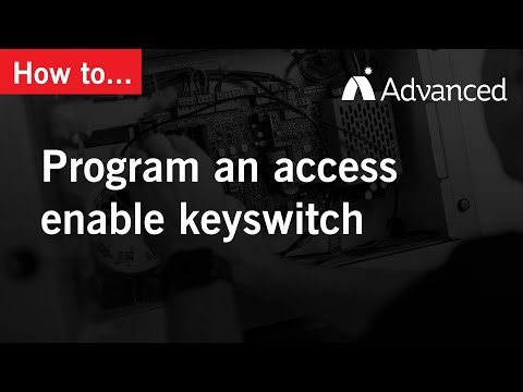 How to: Program an access enable keyswitch