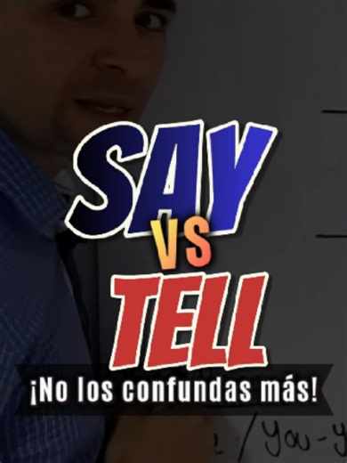 Diferencia entre SAY y TELL - Inglés fácil