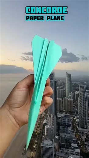 😱😱🧠🧠🇬🇧Concorde Paper Airplane how to make#Plzsupport #Challenge #English #Goviral #Magic