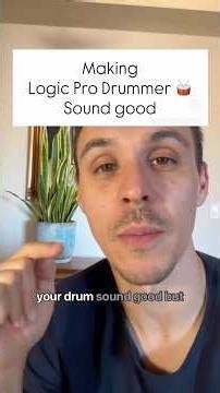 Logic Pro drums #logicprotips #logicprotutorial #logicproxtutorials #mididrums #drumrecording #logic