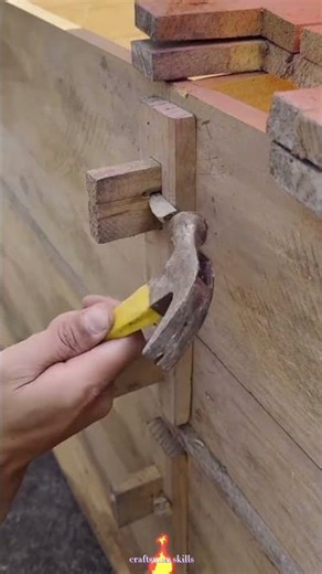 Woodworking Practice! Wooden Fastener Installation Process