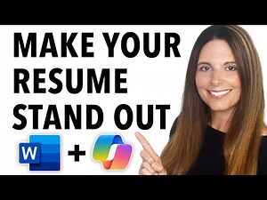 Tailor Your Resume for Any Job with Microsoft Copilot AI Using Word Online