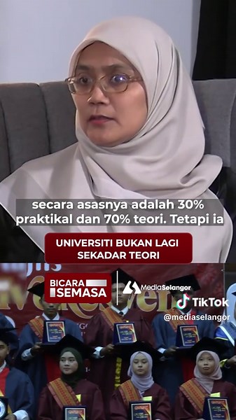 Universiti hari ini bukan lagi sekadar tempat menimba ilmu teori, sebaliknya turut membentuk kemahiran insaniah seperti komunikasi, kepimpinan, penyelesaian masalah dan pemikiran kritis yang semakin menjadi keutamaan majikan. Pada masa sama, kerjasama dengan industri menerusi latihan, lawatan dan pembelajaran berasaskan projek memberi pendedahan kepada dunia pekerjaan sebenar, sekali gus melahirkan graduan yang lebih bersedia memenuhi keperluan pasaran. #MediaSelangor #BicaraSemasa #TVET #Polite
