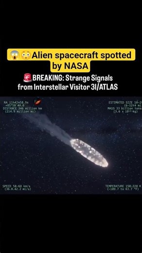😱😳 Alien spacecraft spotted by NASA | alien | Nasa | space | viral video