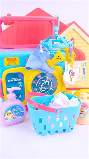 Pinkfong Baby Shark Washing Machine Unboxing and Review | ASMR Video