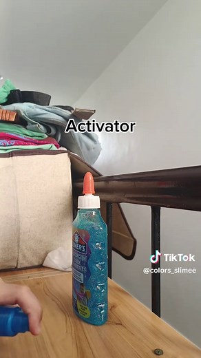 How to make slime activator #slime #activator #tutorial #fyp #foryou
