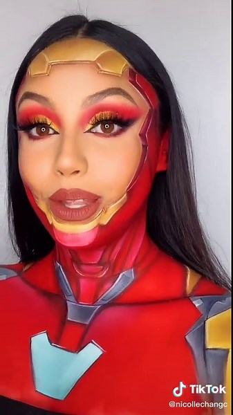 Tutorial de maquillaje de Iron Man en 8 horas 💥❤️