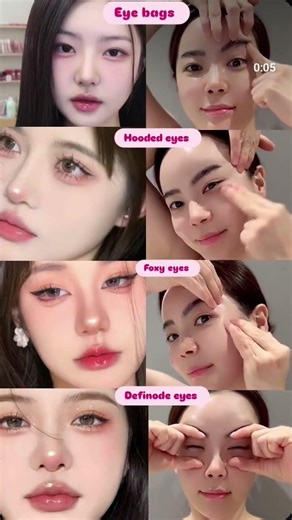 Eye Shape Transform in 7 Days 😍 | Eye Bags, Hooded, Foxy Eyes Exercise